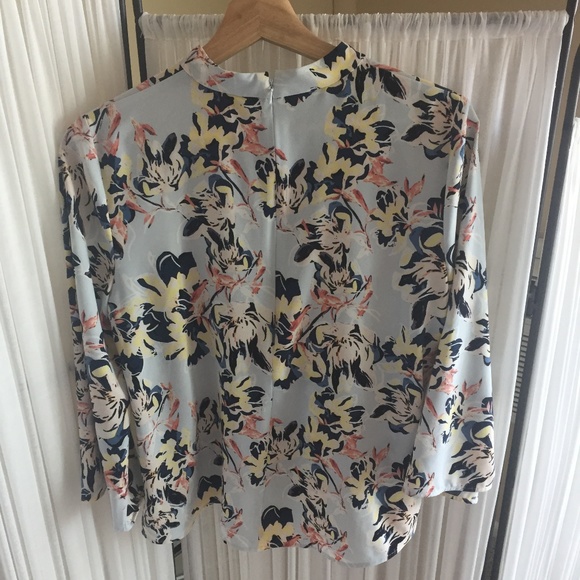 Halogen Hi-Low Blouse, Quarter Sleeve, Size XS - Picture 3 of 3